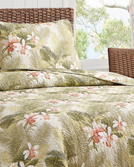 Tropical Orchid 3-Piece King Quilt Set