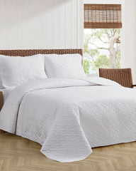Solid King Quilt/Sham Set