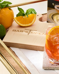 Bar's Open Artisan Maple Wood Board