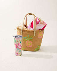 Flamingo Pineapple Beach Towel