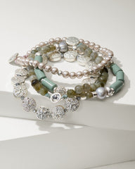 Marco Island Beaded Stretch Bracelet Set