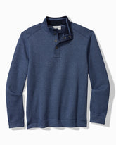 Big & Tall Flip Coast Reversible Snap Mock Sweatshirt