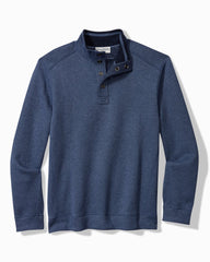 Big & Tall Flip Coast Reversible Snap Mock Sweatshirt