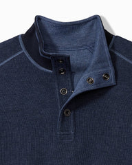Big & Tall Flip Coast Reversible Snap Mock Sweatshirt