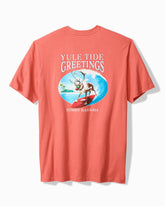 Big & Tall Yule Tide Greetings Graphic T-Shirt