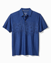 Big & Tall Palm Coast Hibiscus Border IslandZone® Polo