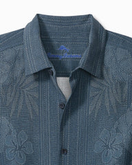 Big & Tall Bali Border Silk Camp Shirt