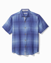 Big & Tall Madera Ombré Silk Camp Shirt