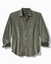 Big & Tall Coastline Cord Stretch Sun Fade Double-Pocket Shirt