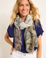 Block Bouquet Wrap Scarf