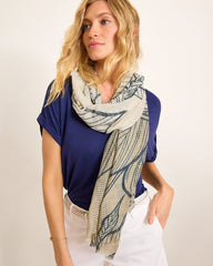 Block Bouquet Wrap Scarf