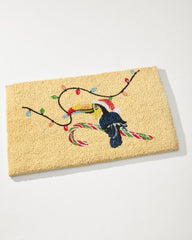 Santa's Toucan Coir Door Mat