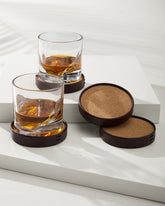 Leather Coasters—Set of 4