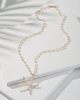 Island Essence Rose Gold Starfish Pendant Necklace