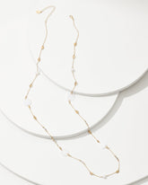 Madeira Mother of Pearl Station Necklace
