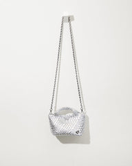 Tiny Mini Woven Crossbody Tote