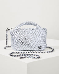Tiny Mini Woven Crossbody Tote