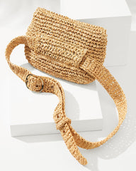 5-in-1 Raffia Belt Bag