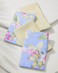 Ray Upcycled Reversible Linen Dinner Napkins - Set of 4