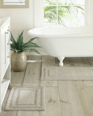Grey Isla Bath Rug Set of 2