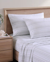 Kahanu Stripe 4-Piece King Sheet Set
