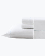 Solid 4-Piece King Sheet Set - Blue
