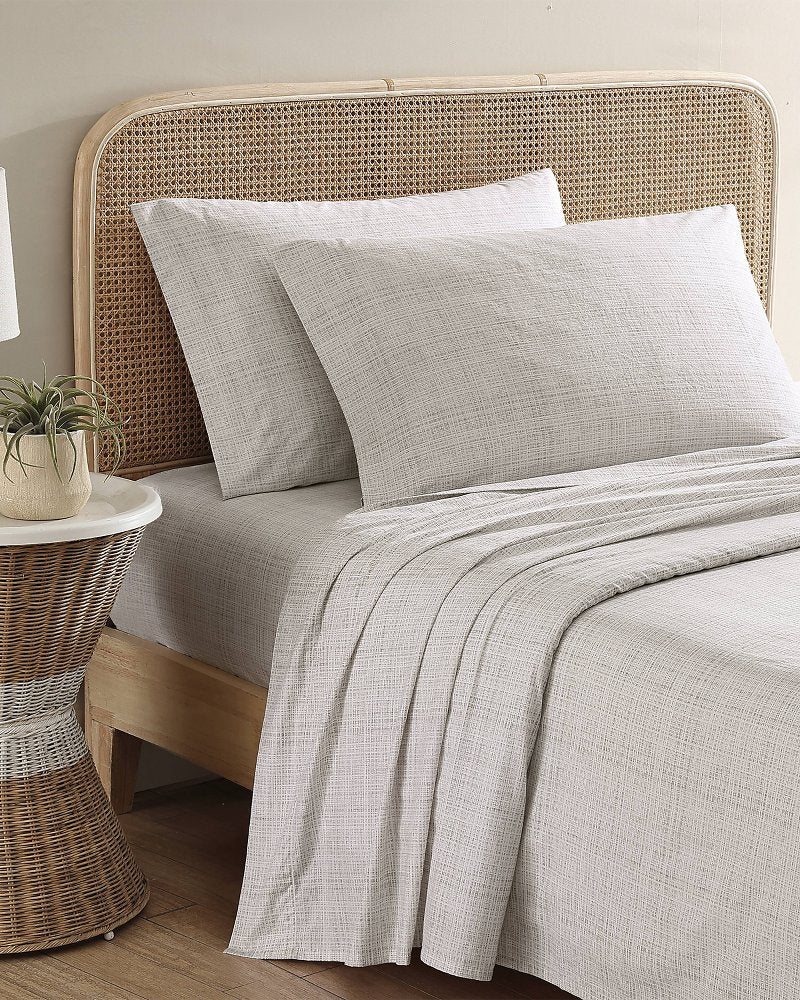 Raffia Linen King Sheet Set