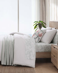 Wicker Woven 3-Piece Full/Queen Comforter Set