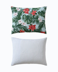 Festive Palms Reversible Full/Queen 3-Piece Comforter Set