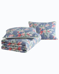 Floral Enchantment Reversible 3-Piece King Quilt Set