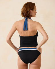 Island Cays Colorblock Halter Tankini Top