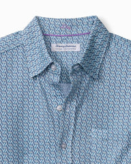 San Lucio Plaza Geo Knit Stretch Shirt