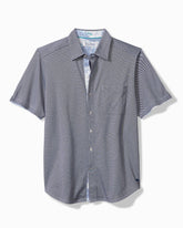 San Lucio Cali Blooms Happy Hour Knit Stretch Shirt