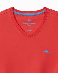 Bali Skyline Long-Sleeve V-Neck T-Shirt