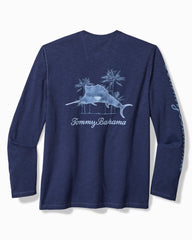 Azul Palms Long-Sleeve Lux T-Shirt
