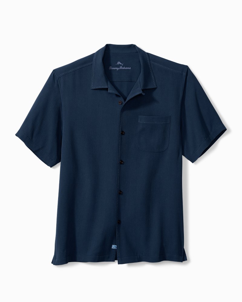 Hawaiian Herringbone Camp Shirt
