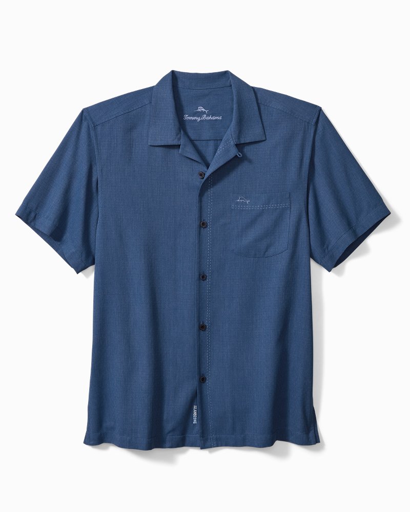 Coastal Breeze Check IslandZone® Camp Shirt