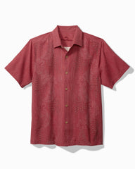 Bali Border Silk Camp Shirt
