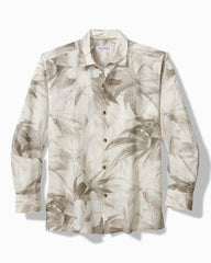 Flora Oasis Long-Sleeve Linen Shirt