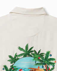 Surf the Yule Tide Silk Camp Shirt