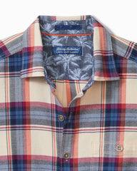 Canyon Beach Window Pane Stretch Flannel Shirt