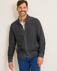 Crescent Shore IslandZone® Button-Mock Cardigan