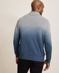 Ombré Dip-Dye Sweater Polo