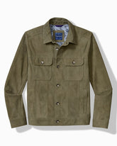 Pine Lake Suede Trucker Jacket