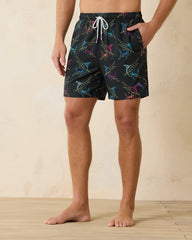 Naples Spotted at Sea 6-Inch Swim Trunks