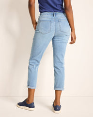 Mid-Rise Boyfriend Jeans