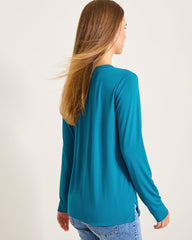 Kauai Jersey Long-Sleeve V-Neck T-Shirt