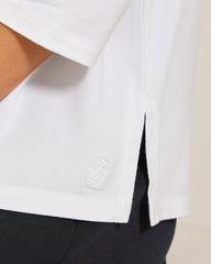 Kona Isles 3/4-Sleeve Boat-Neck Top