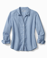 Chambray All Day Long-Sleeve Shirt
