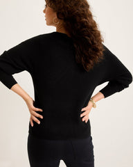 Embellished Pineapple Cashmere-Blend Sweater